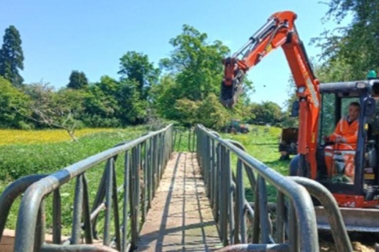 Burston footbridge NEWSROOM