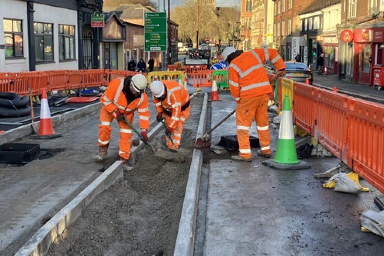 Borough Road Progress