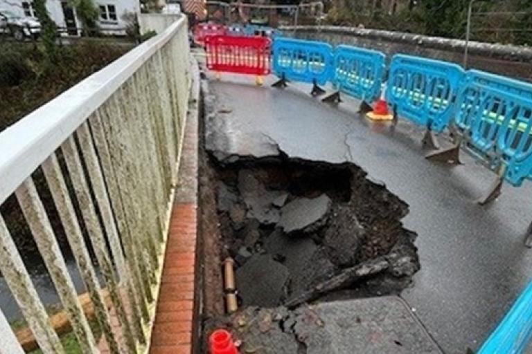 Brewood Canal Bridge Damage