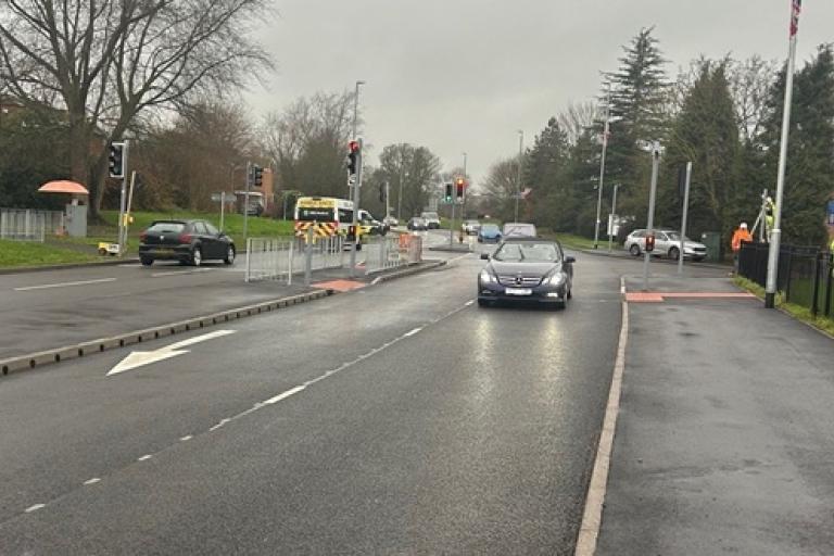 Lichfield Eastern Avenue lights junction