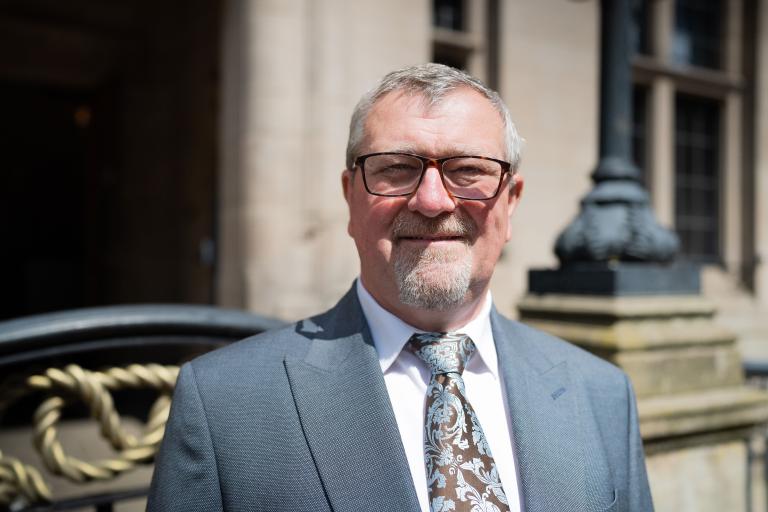 County Councillor Peter Mason