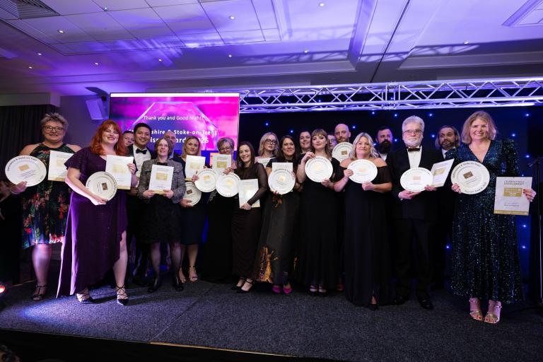 Staffordshire &amp;amp; Stoke-on-Trent Tourism Awards 2025 - Group Shot of Winners