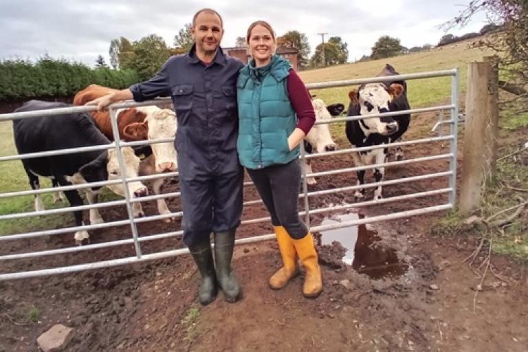 Tim and Laura Farmer county farms