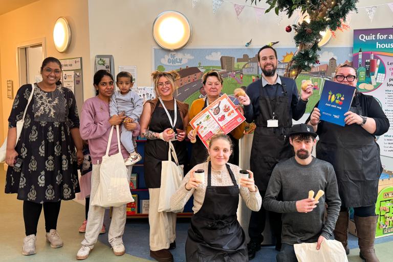 Stafford Family Hub staff and volunteers