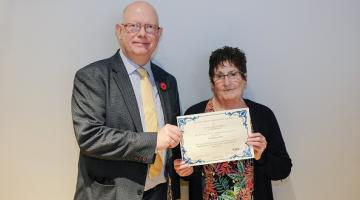 Mark Sutton with Kath Diss NR