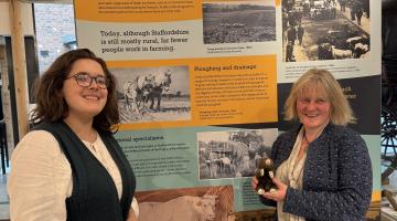 SHC employees at Beneath our Feet exhibition July 2025