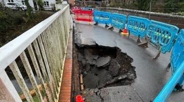 Brewood Canal Bridge Damage