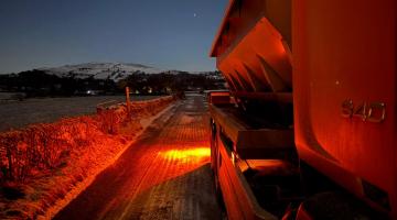 Gritting North Staffordshire