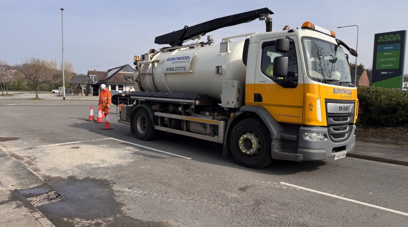 Highway crews working in Cannock