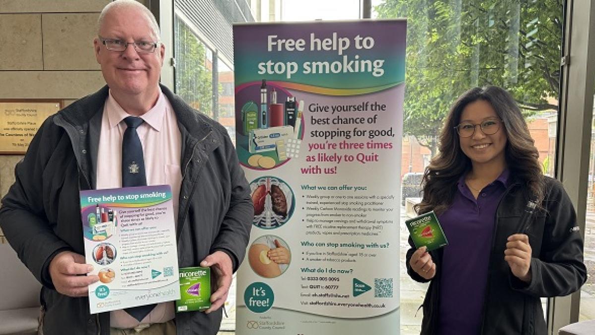 3. Cllr Paul Northcott with Kim Everyone Health NR