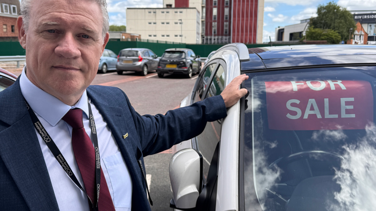Anthony Screen with car June 2025
