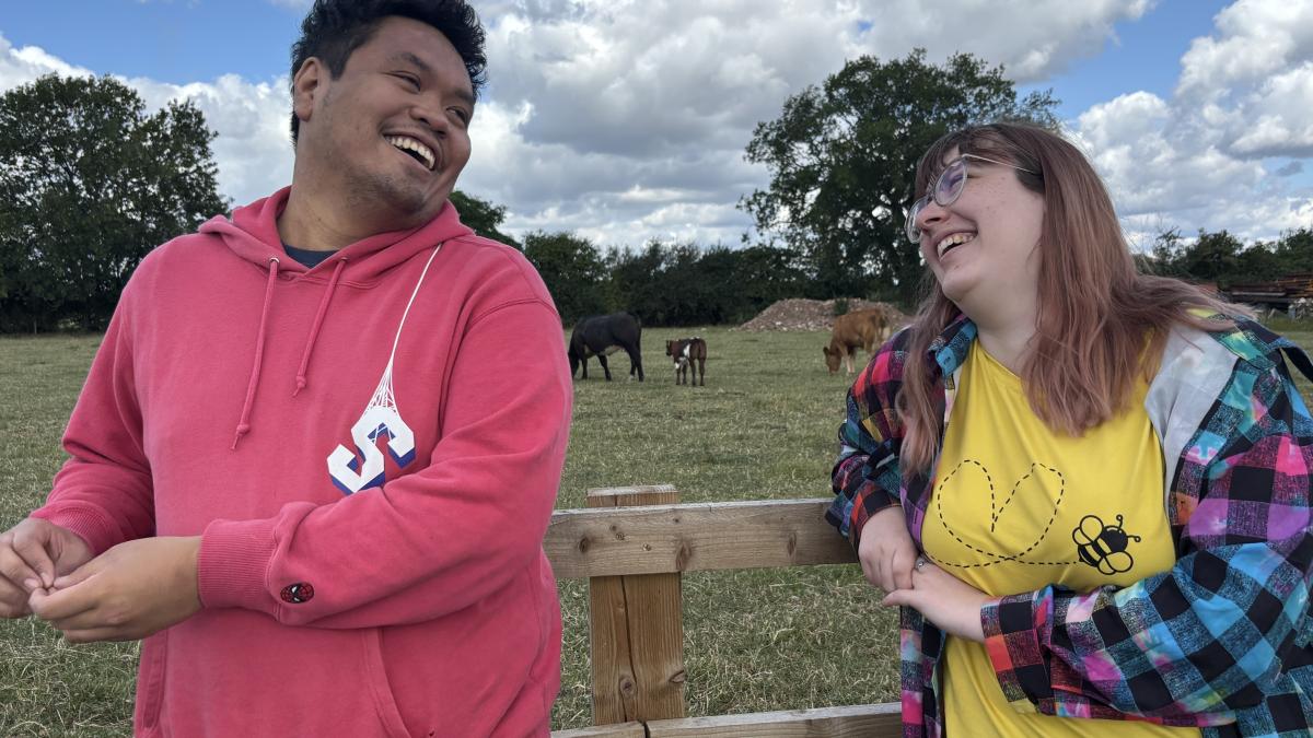 (L-R) Learners Melchizedek Canlas and Lizzie Melson 2