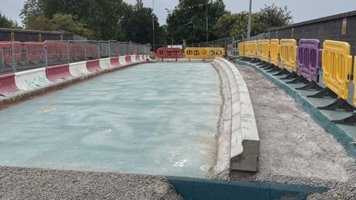 Queensville Bridge deck Aug 25