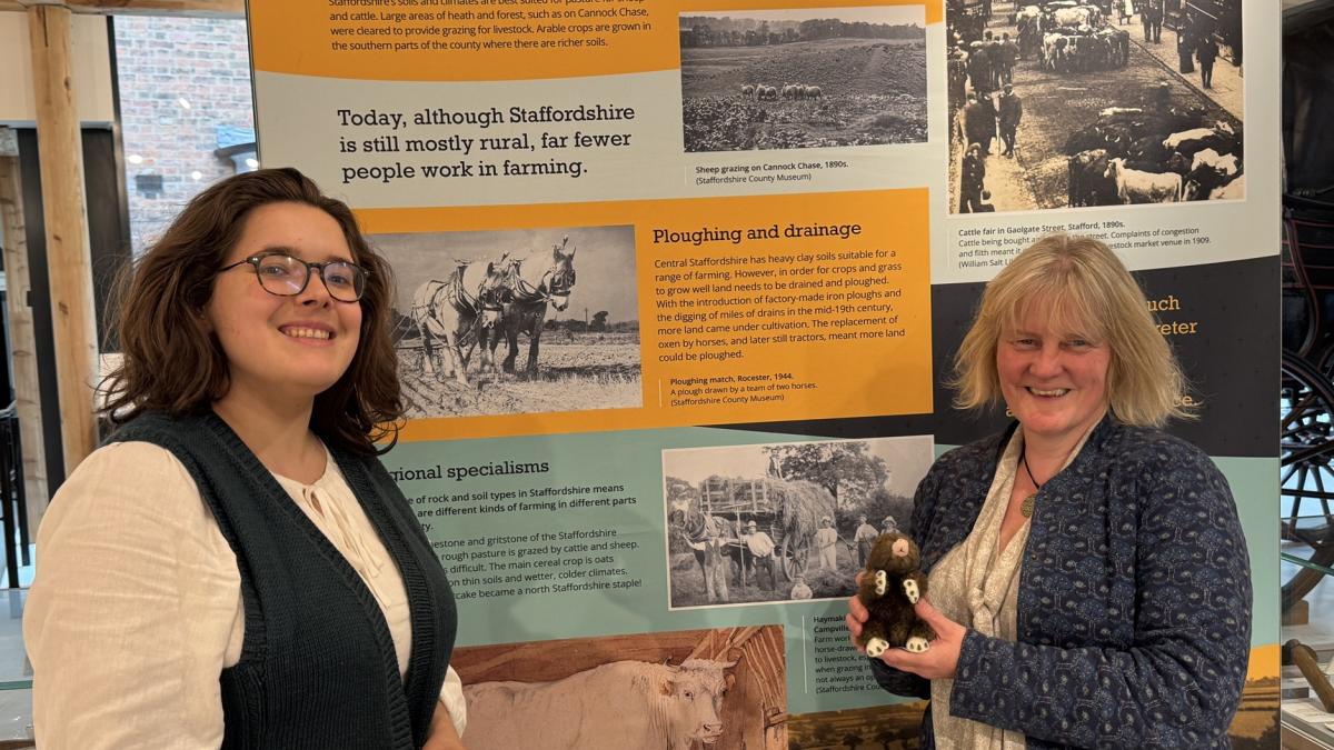 SHC employees at Beneath our Feet exhibition July 2025