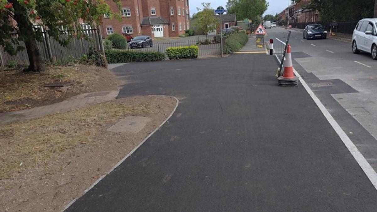 Shobnall cycleway progress NEWSROOM