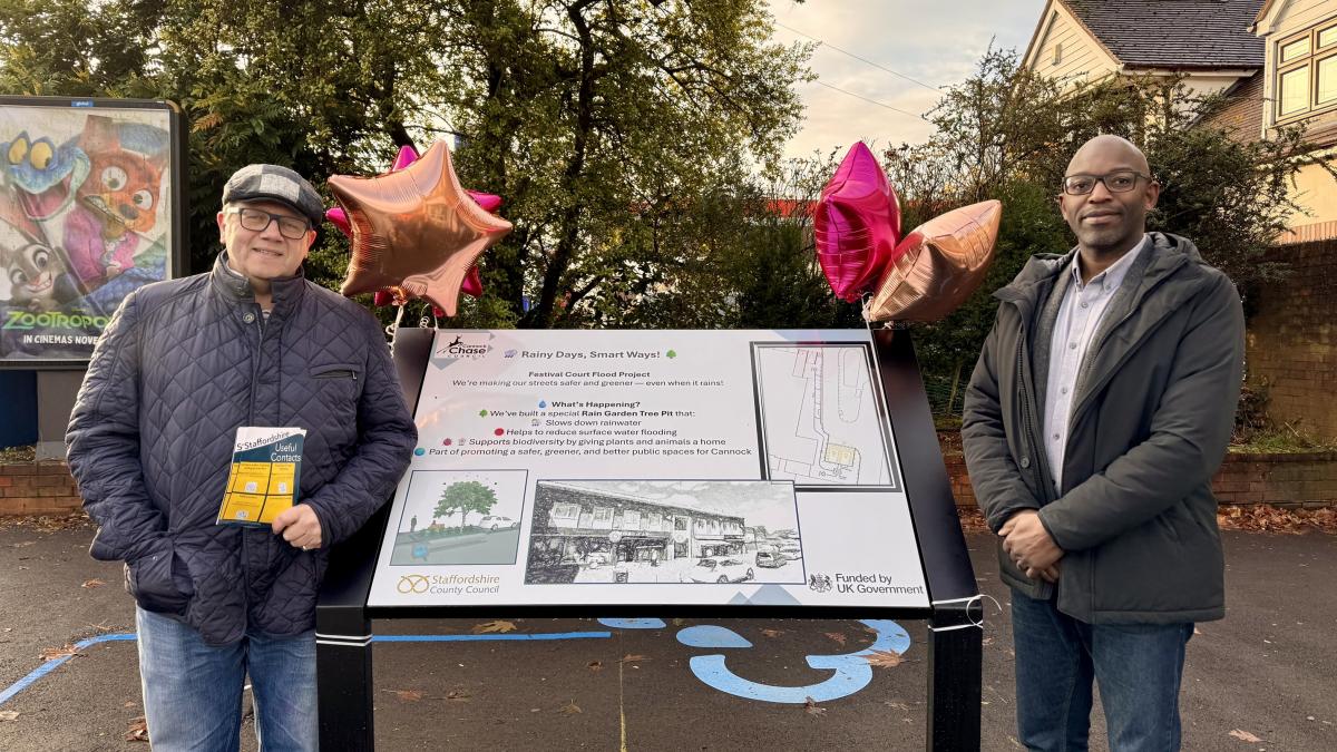 Andrew Mynors and Gary Samuels Festival Court Flood Prevention