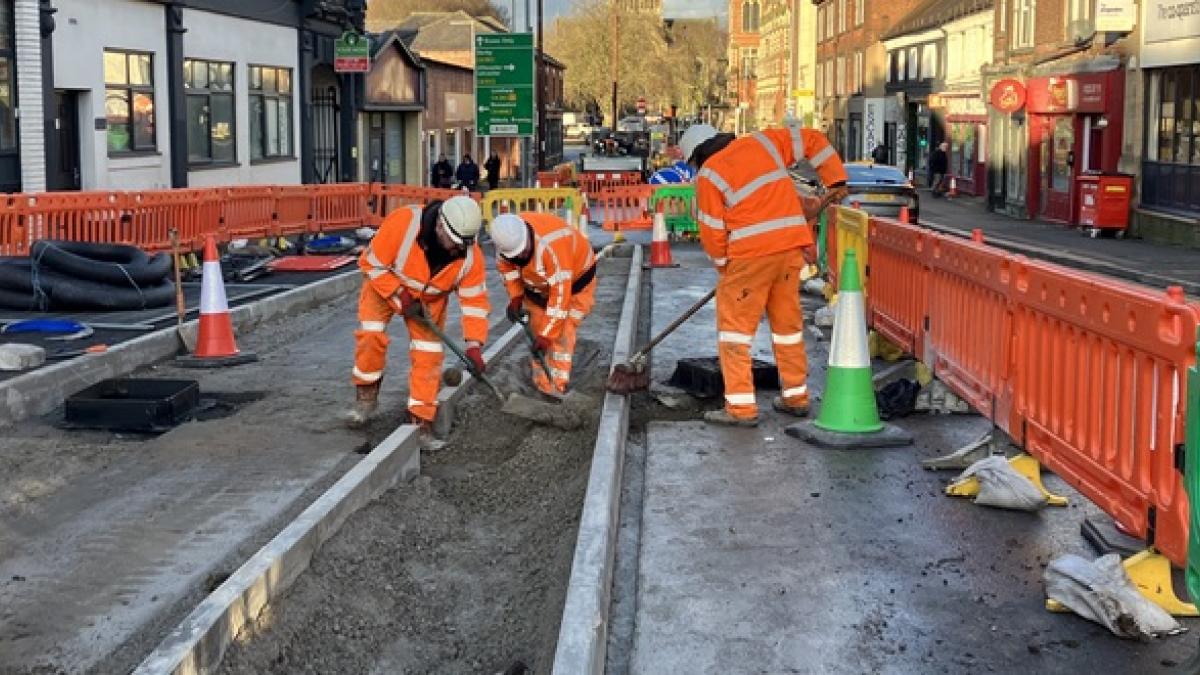 Borough Road Progress