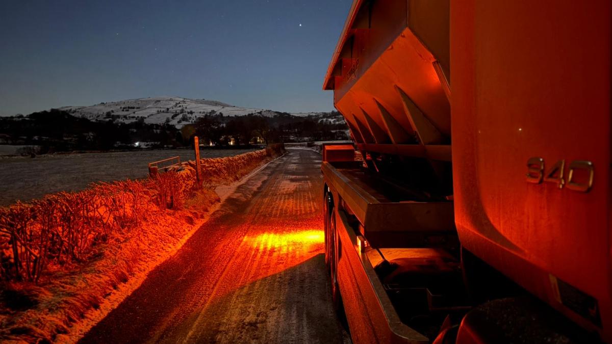 Gritting North Staffordshire