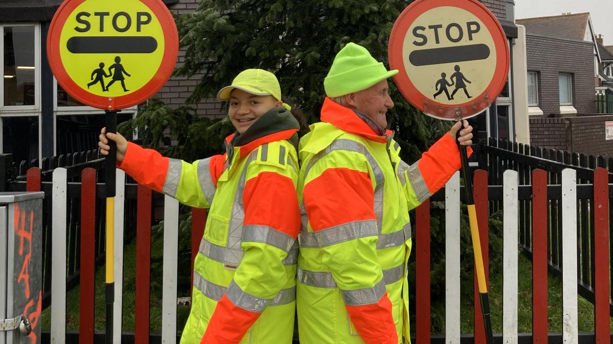 School Crossing Patrols David Taylor and Shakiya Wheeler (2)