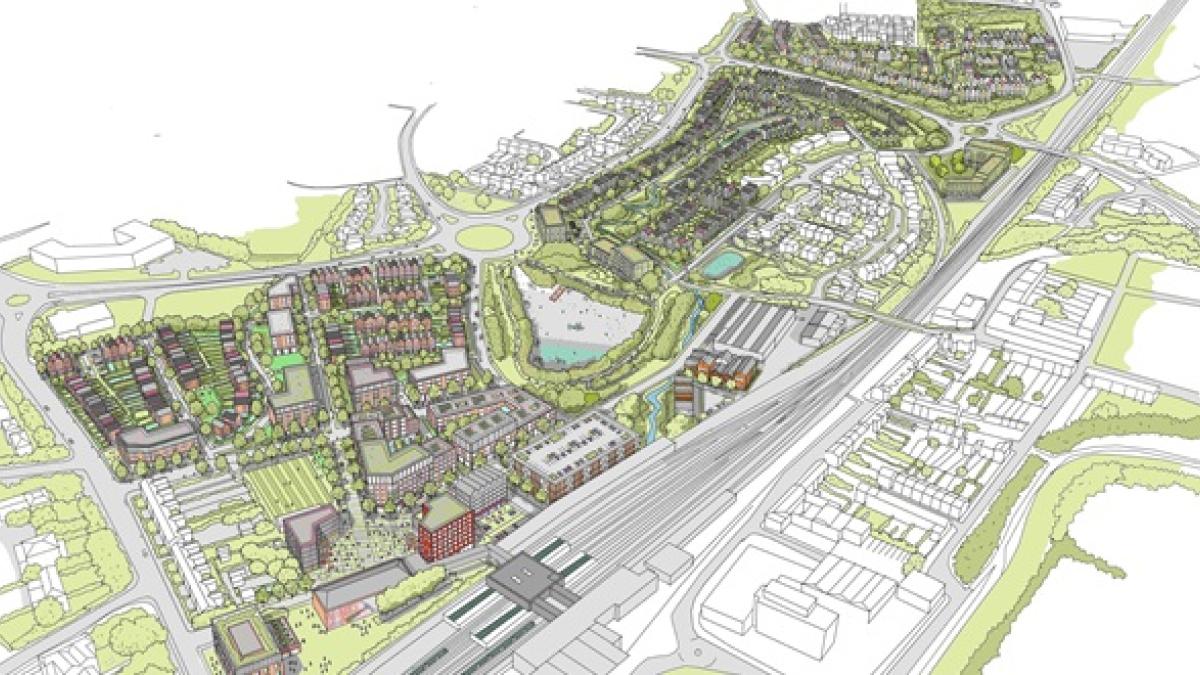 Stafford Station Gateway map image