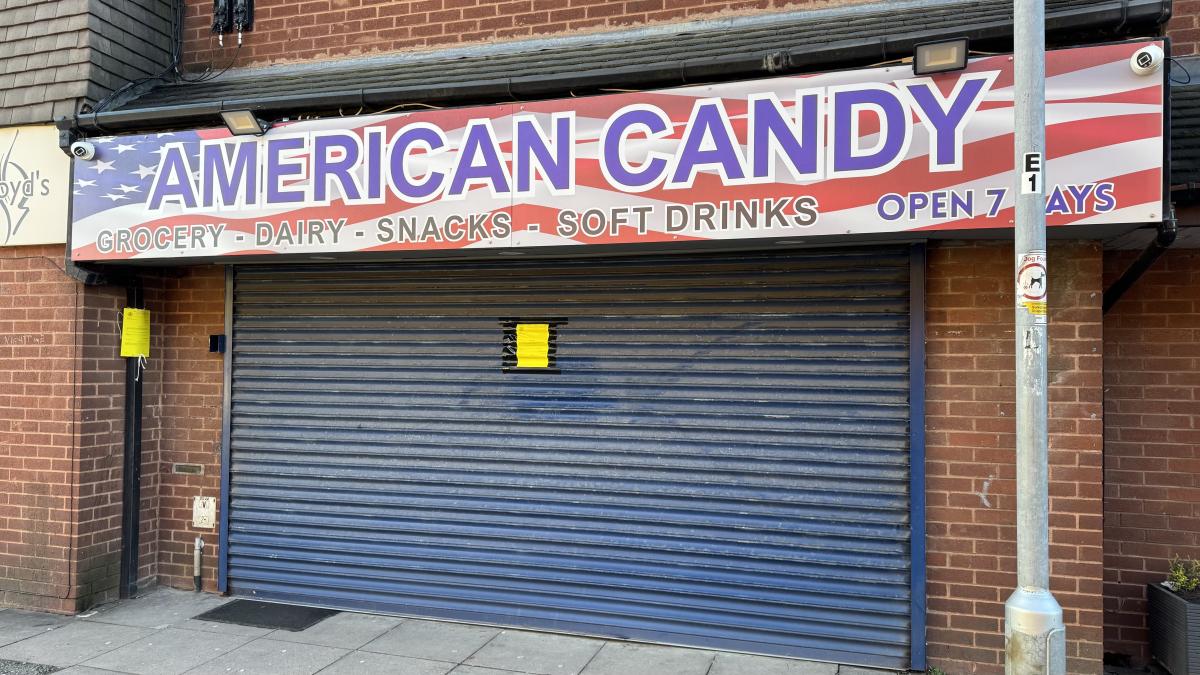 american candy closed shop