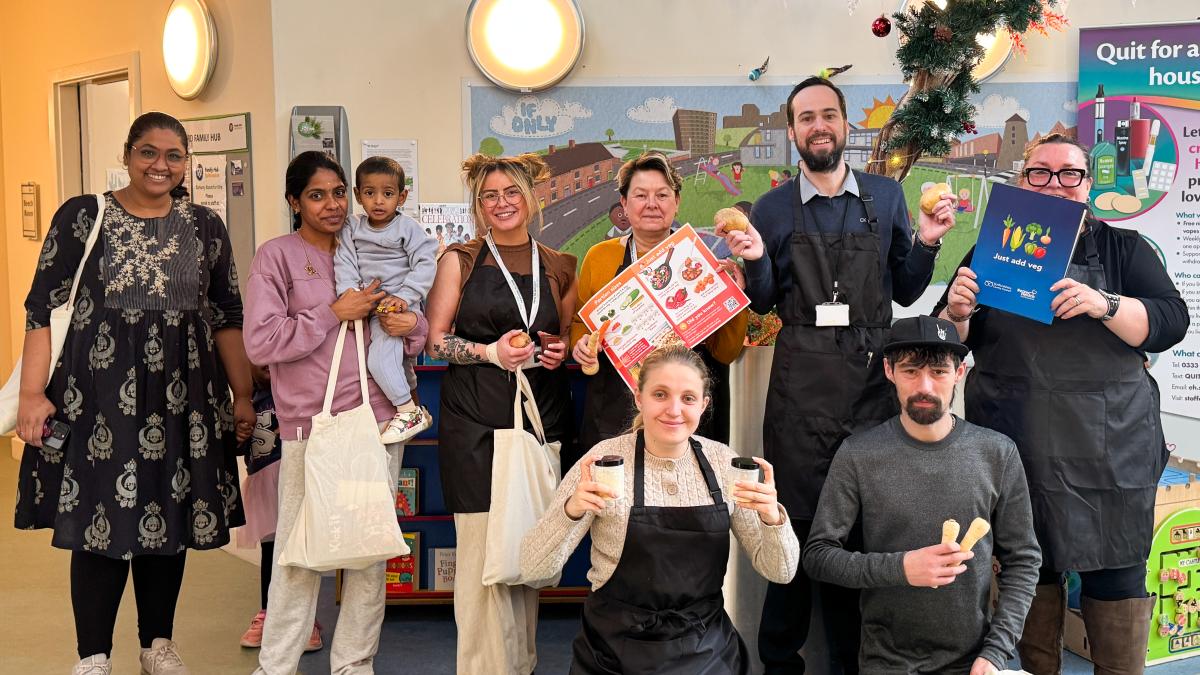 Stafford Family Hub staff and volunteers